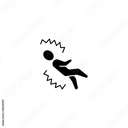 murder concept line icon. Simple element illustration. murder concept outline symbol design.