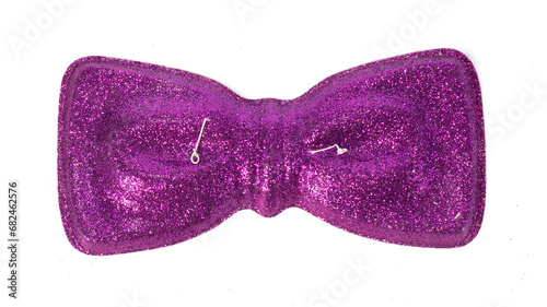 Carnival bow tie isolated on white background. photo
