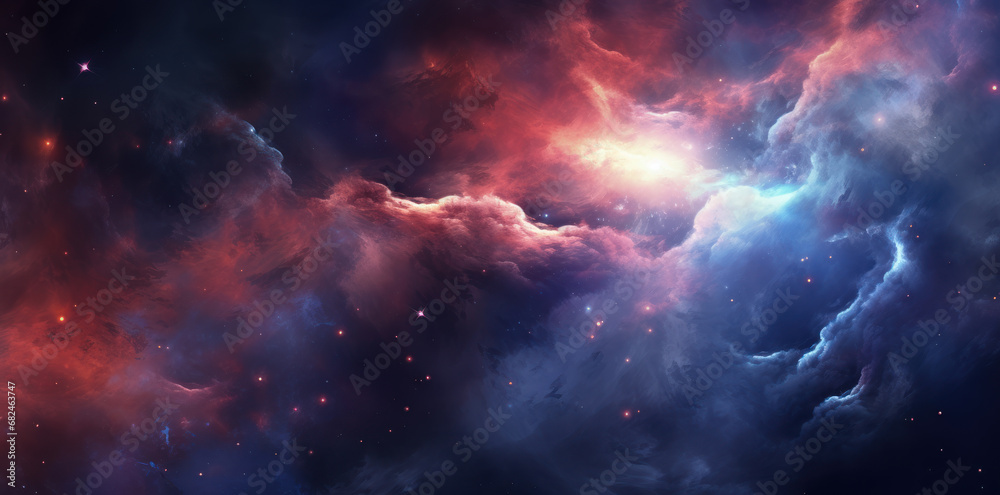 Realistic Space Nebula Art