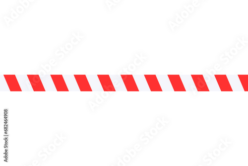 warning tape white and red illustration. red and white crime tape 