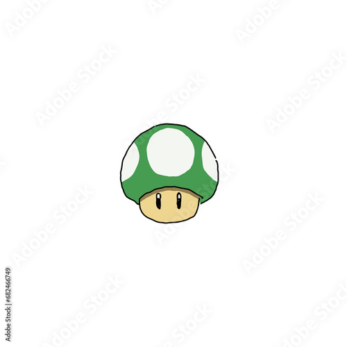 1up green mushroom from mario photo