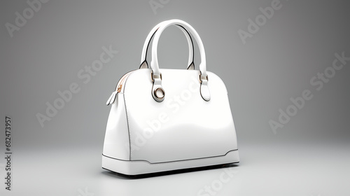 3d rendering of a purse handbag against a neutral background