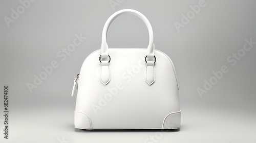 3d rendering of a purse handbag against a neutral background