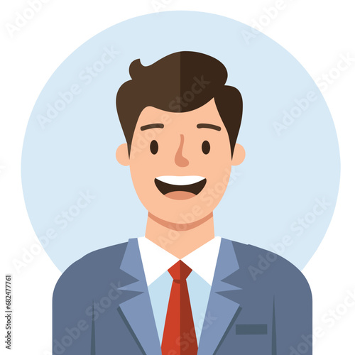 person with a smile _ man in dress _ boy vector illustration _ Vector illustration _ men illustration _ eps vector illustration _ man