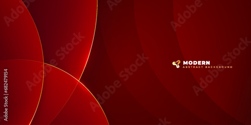 Background Abstract Design with Orange and Red Color Circle Shapes Fluid Gradient Background Shapes Composition Futuristic Design Posters. Abstract vector illustration.