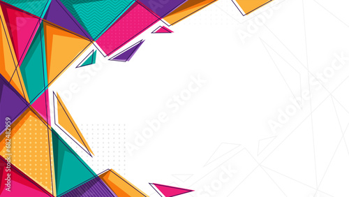 Vector Colorful Abstract Background Concept.