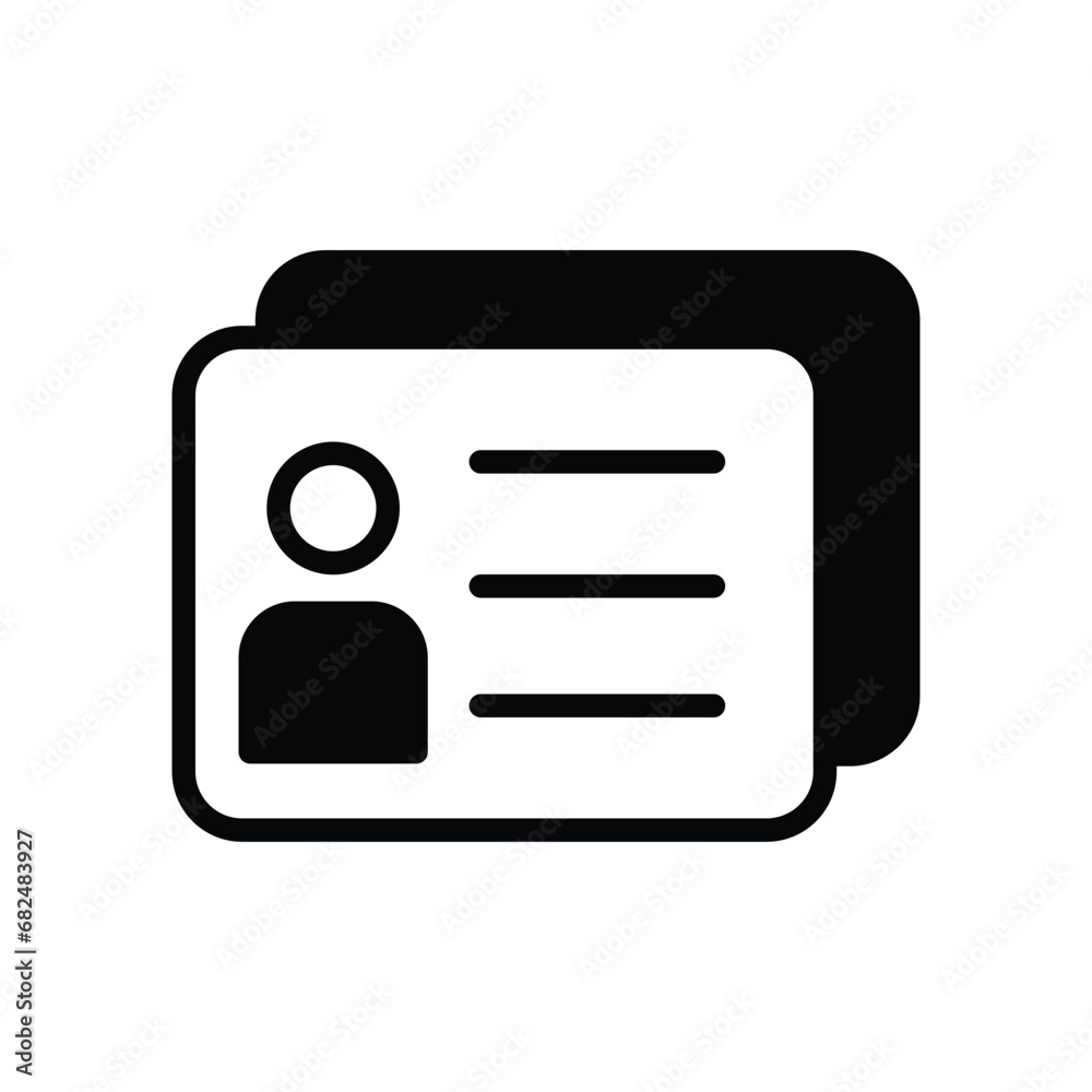 Account icon isolate white background vector stock illustration. Account icon isolate white background vector stock illustration.