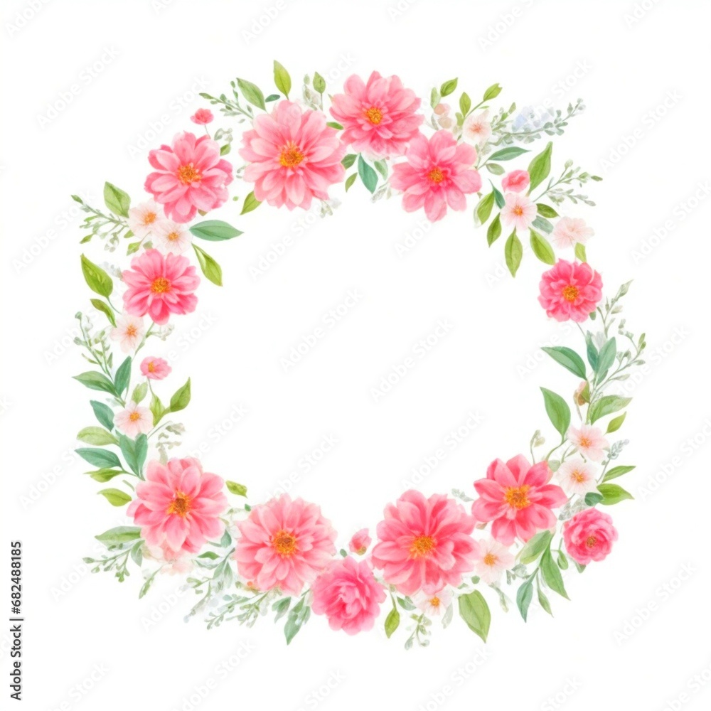 Beautiful floral frame