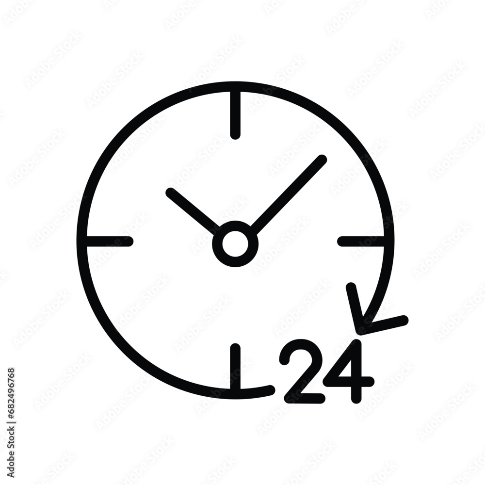 All Day icon isolate white background vector stock illustration. All Day icon isolate white background vector stock illustration.