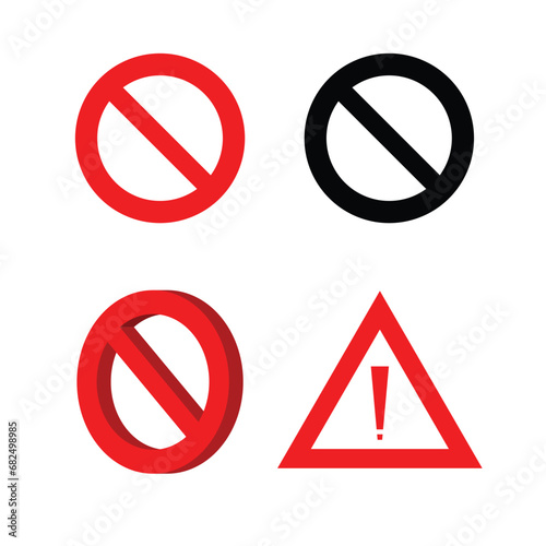 Free Download Ban Symbol Vector Icon Illustration Ban Stop mark sign Illustration Icon - GFXLoad