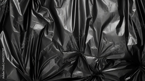 black plastic bag texture and background photo