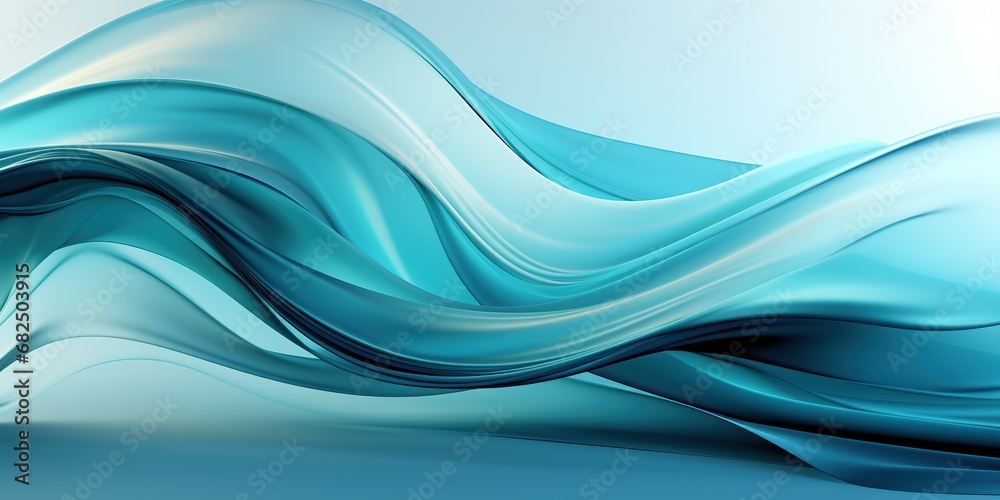 Fototapeta premium A clean, minimalist wallpaper background surface in an empty studio, ideal for displaying products. Realistic 3D vector illustration.