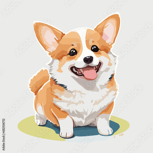 Elegant Embodiments Professional Dog Vector Illustration