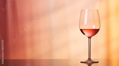  a glass of wine sitting on top of a table next to a wine glass with a liquid inside of it on top of a table top of a wooden table.