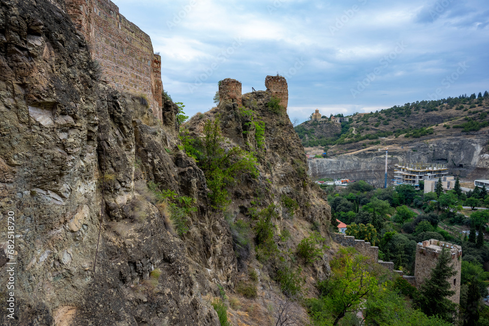 Narikala (Georgian: ნარიყალა) is a former fortress overlooking the Georgian capital Tbilisi and the Mtkvari (Kura) River. Upper Betlemi Church and the magnificent view of Tbilisi city.