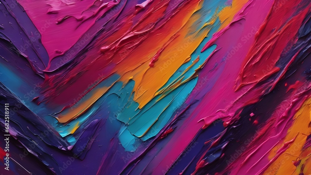 colorful painted wood.Creative with Generative Ai technology