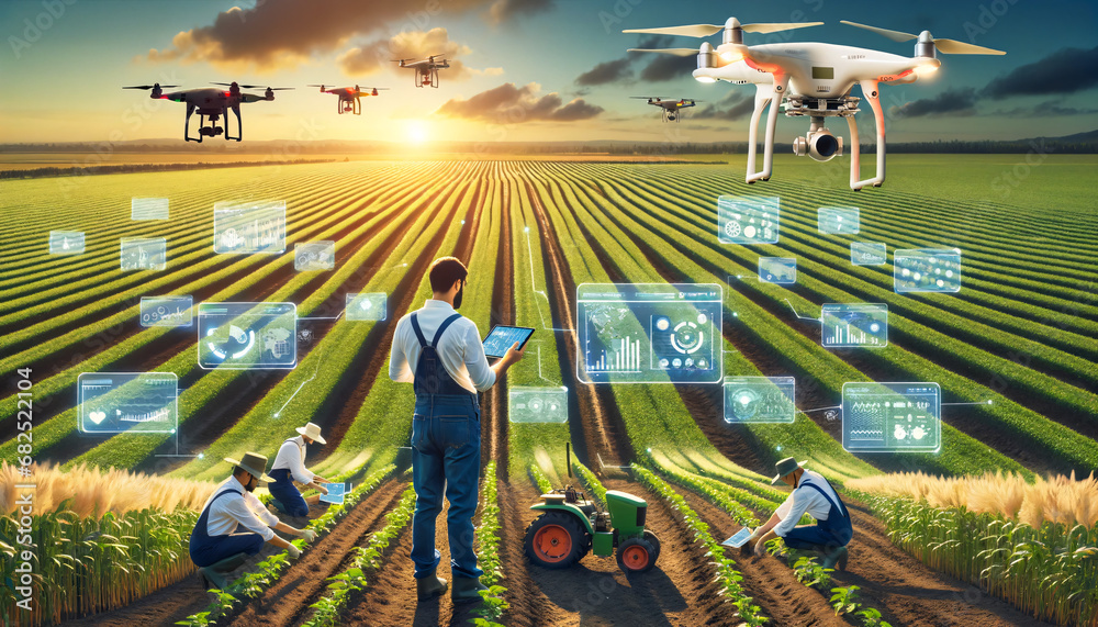 Farming of the Future: Embracing Agri-Tech Innovations Stock ...