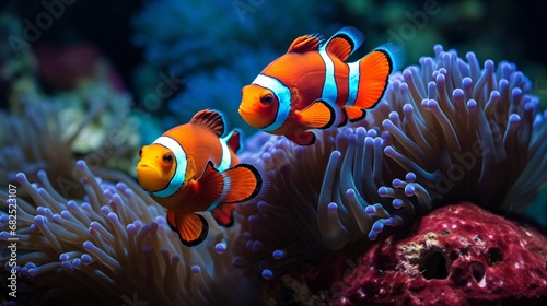 a pair clownfish in a reef © CROCOTHERY