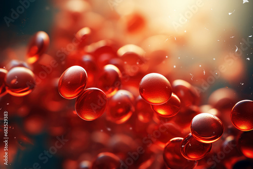 A Glimpse of Blood Cells photo