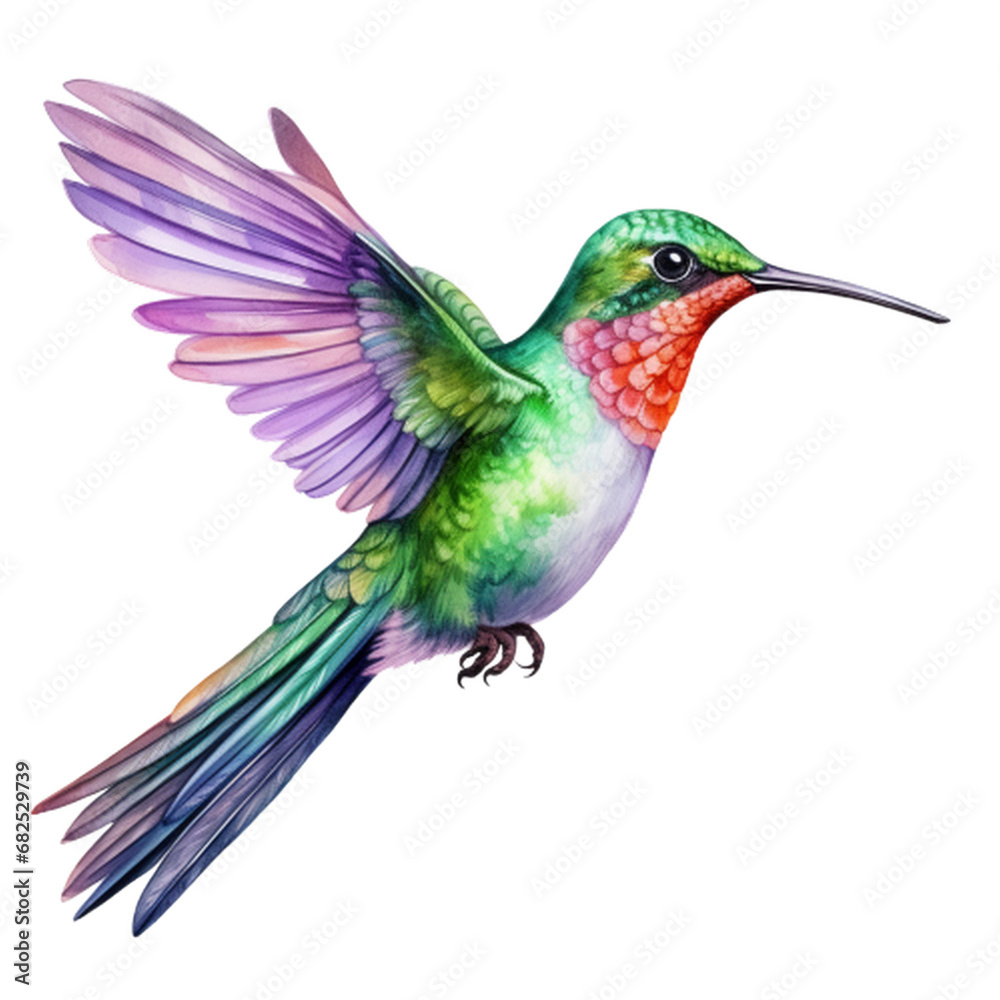 Fototapeta premium hummingbird, generative ai