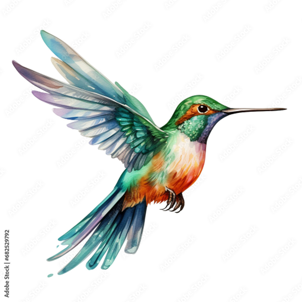 Fototapeta premium hummingbird, generative ai