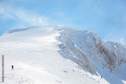 Uludag Mountain Ski Center Drone Photo, Winter Season Uludag National Park, Bursa Turkiye (Turkey) © raul77