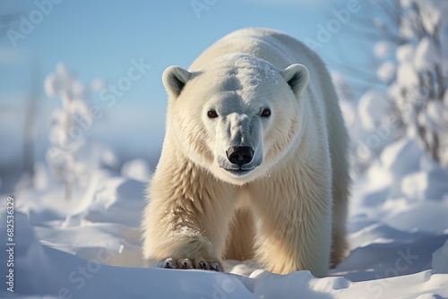 Polar Bear (Ursus maritimus), wildlife animals © Irina Mikhailichenko