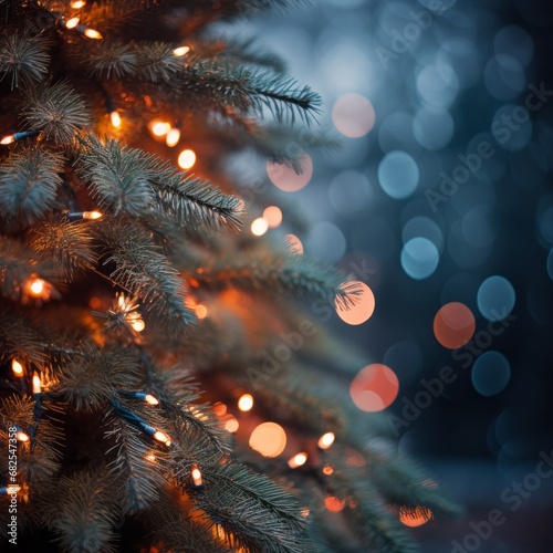 Christmas Tree in the Forest