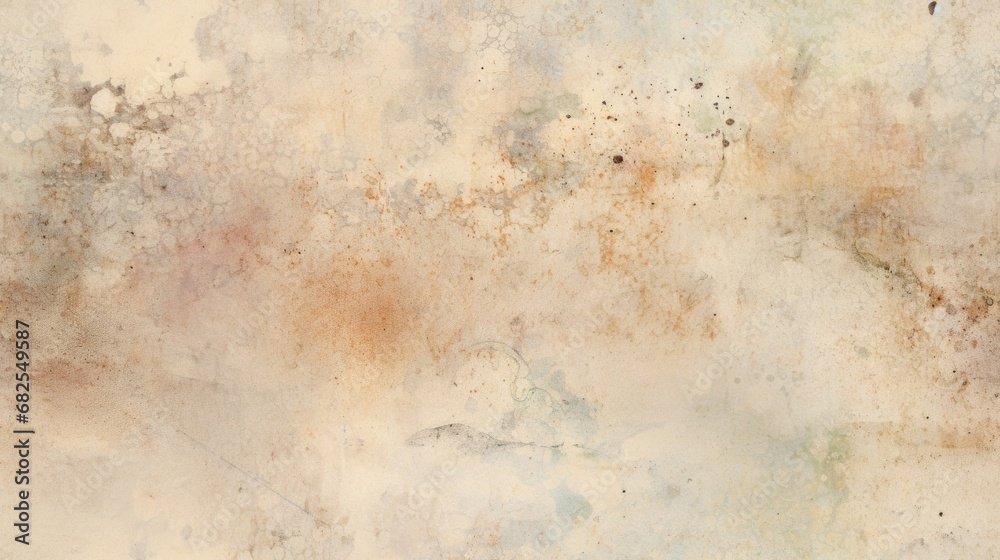 delicate florals on a distressed shabby chic background and space for copy in a junk journal-themed, a horizontal format of realistic illustration in JPG. Generative ai - obrazy, fototapety, plakaty 