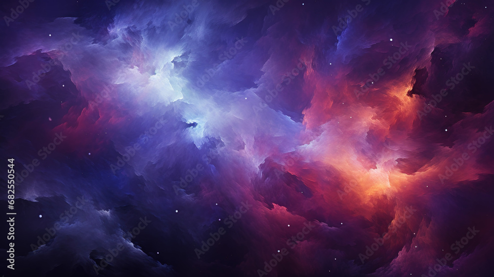 cosmic abstract background with galactic