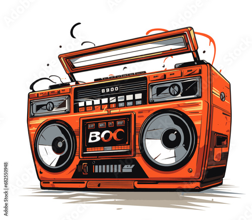 Vintage 80s Boombox