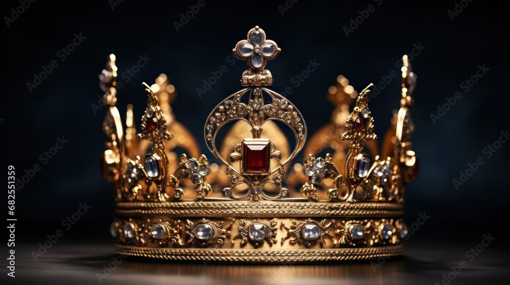 King gold crown UHD wallpaper