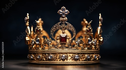 King gold crown UHD wallpaper