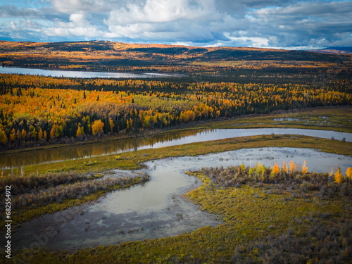 Autumn colors in Alaska wetlands © Mark Lindberg