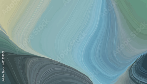 unobtrusive colorful elegant curvy swirl waves background illustration with cadet blue, dark slate gray and light blue color