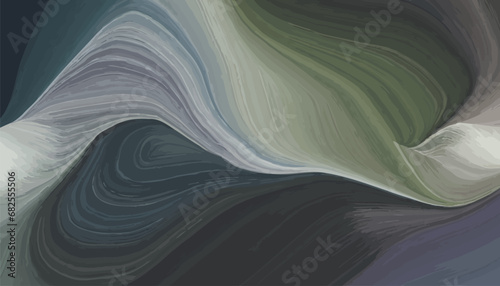 unobtrusive header with colorful modern soft swirl waves background illustration with dim gray, very dark blue and dark gray color
