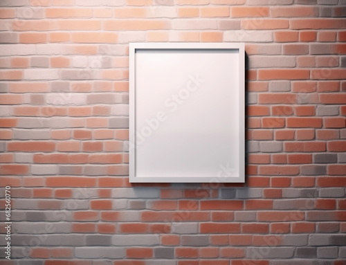 blank frame on wall