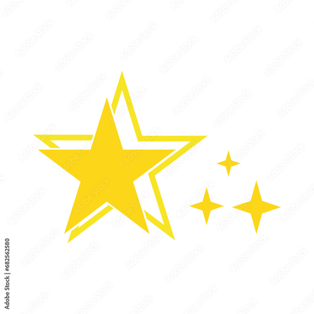 Star icon vector isolated on white background for your web and mobile app design, Star logo concept. Elegant and premium icon symbol Star icon vector isolated on white background for your web and mobile app design, Star logo concept. Elegant and premium icon symbol