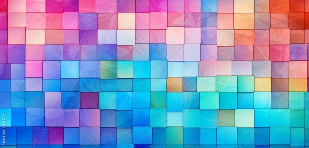 Geometric abstract blue, pink, and green background wallpaper texture in colorful digital multi-color. Geometric abstract blue, pink, and green background wallpaper texture in colorful digital multi-color.