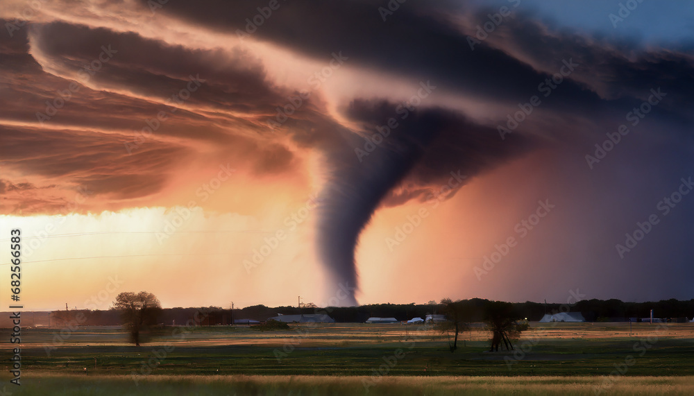 Fototapeta premium tornado uragano maltempo 