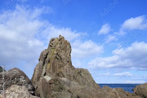 室戸岬 ビシャゴ岩 自然の造形 （高知県）