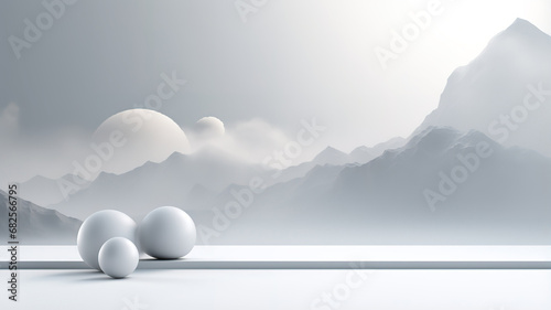abstract gray landscape color background