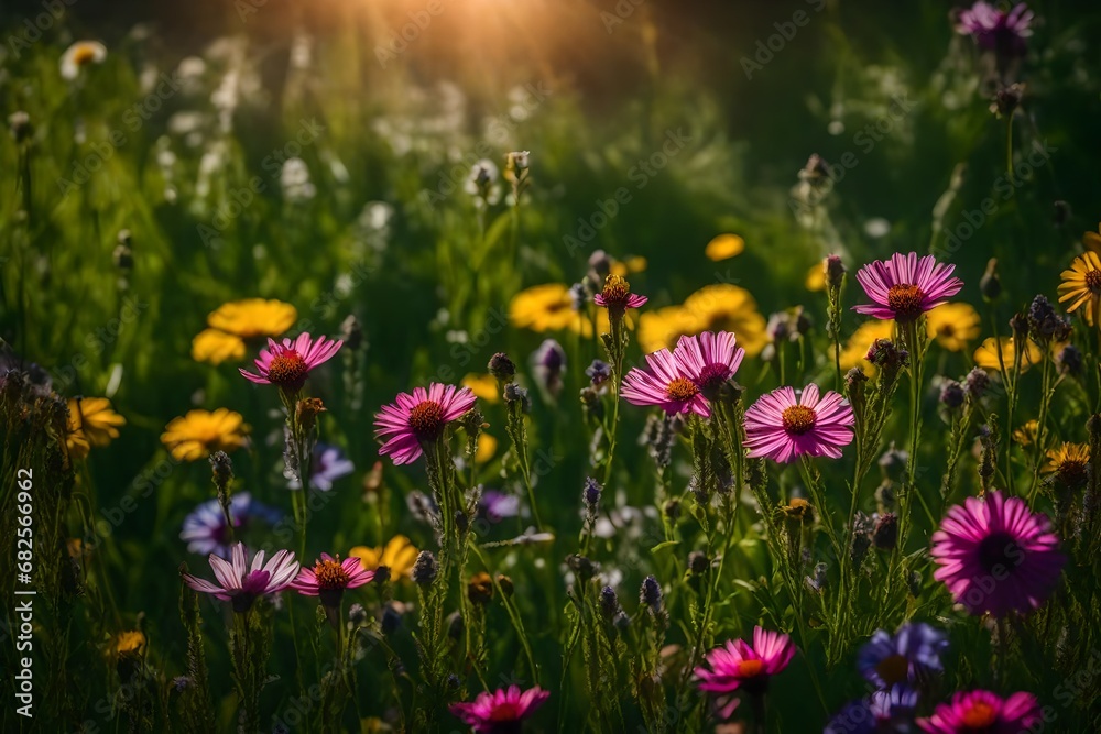 field of flowers