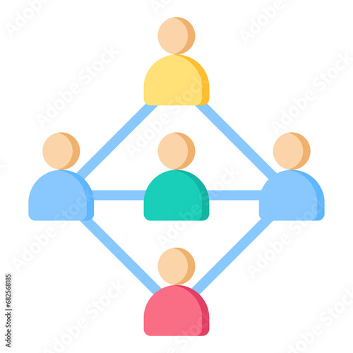 Network Building Icon