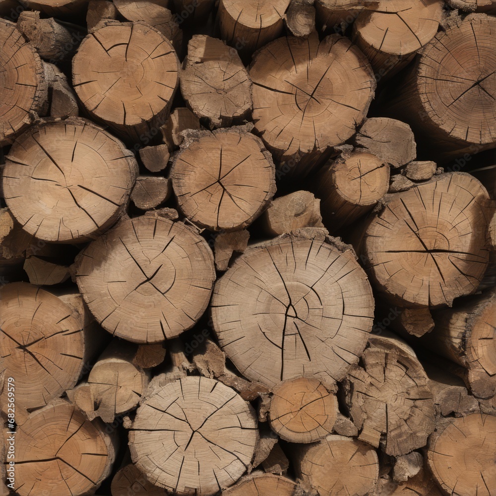 Fototapeta premium stack of wood