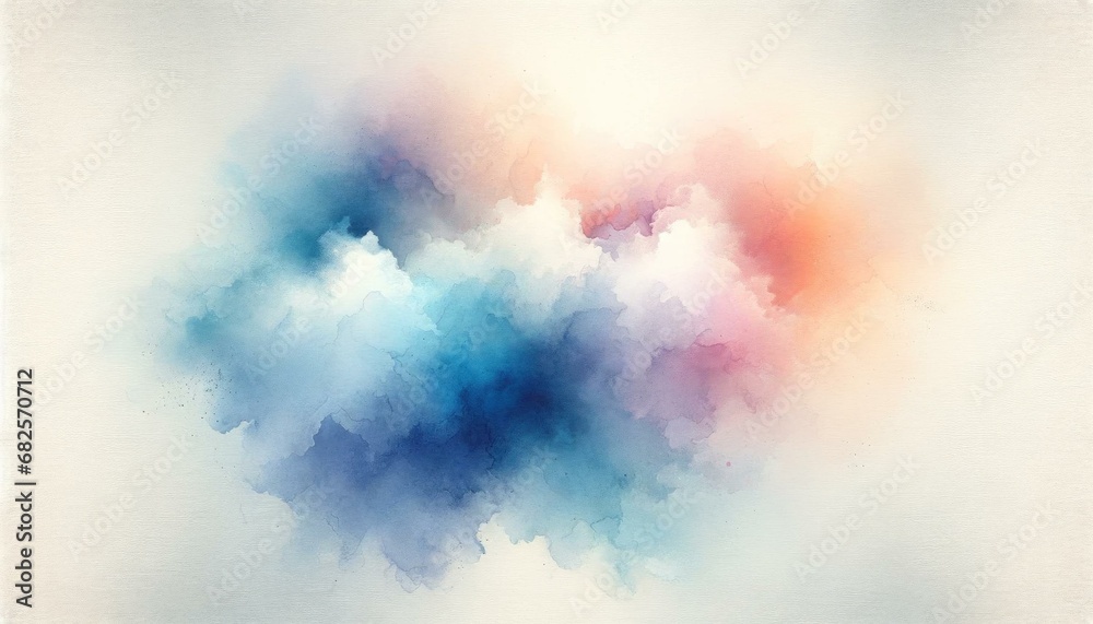 Fototapeta premium Subtle and Inspiring High-Resolution Background with Smooth Gradient and Watercolor Texture for Designers