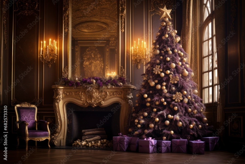 Regal Christmas with Majestic Tree.