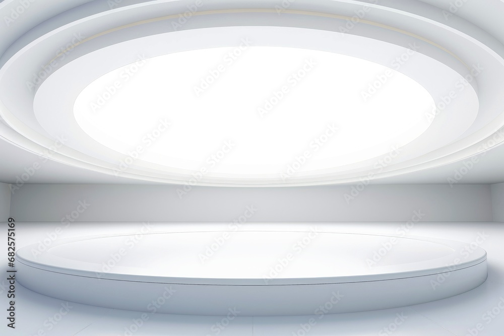 Abstract futuristic architecture background, Minimal technology white backdrop Abstract futuristic architecture background, Minimal technology white backdrop