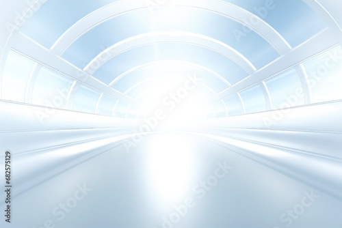 Abstract futuristic architecture background, Minimal technology white backdrop