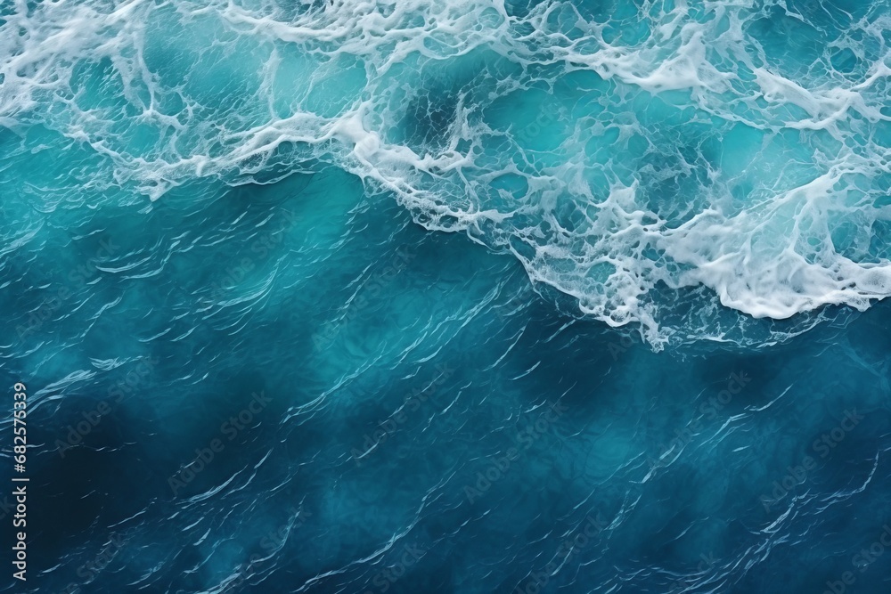 Serene waves dance on a pristine white canvas, Generative AI Serene waves dance on a pristine white canvas, Generative AI